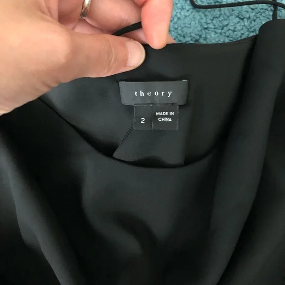 Theory Black Silk Dress - Picture 2 of 3